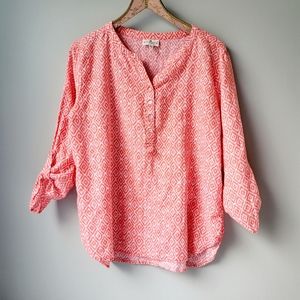 Grand & Greene Linen Blend Blouse